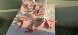 Oiseaux décoratif/symbole de paix,d`espérance et d`amour 8st